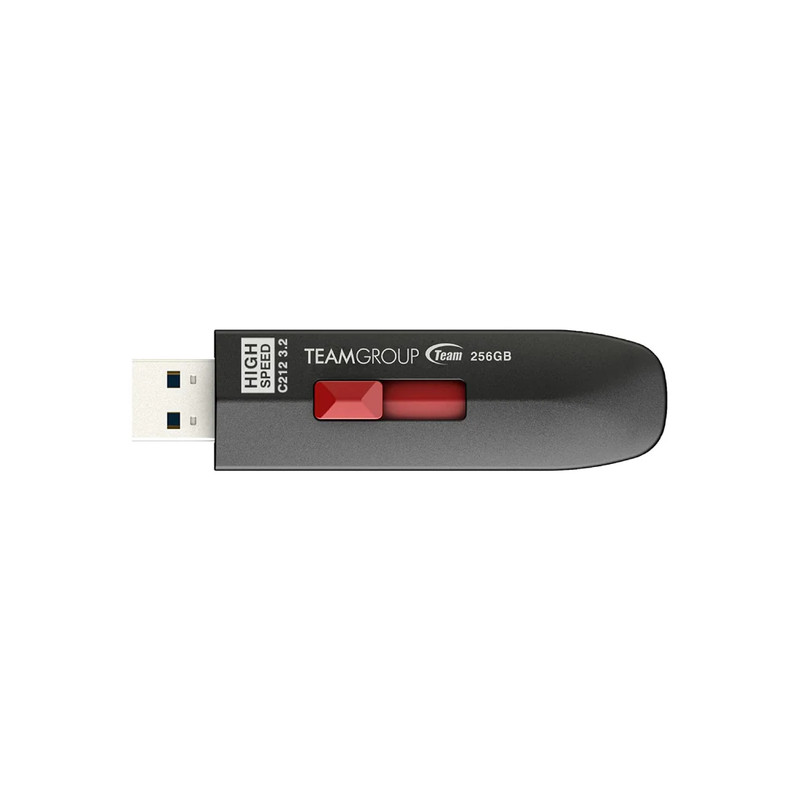 Team Group C212 256GB Extreme Speed USB 3.2 Gen2 Flash Drive - مساحة تخزين
